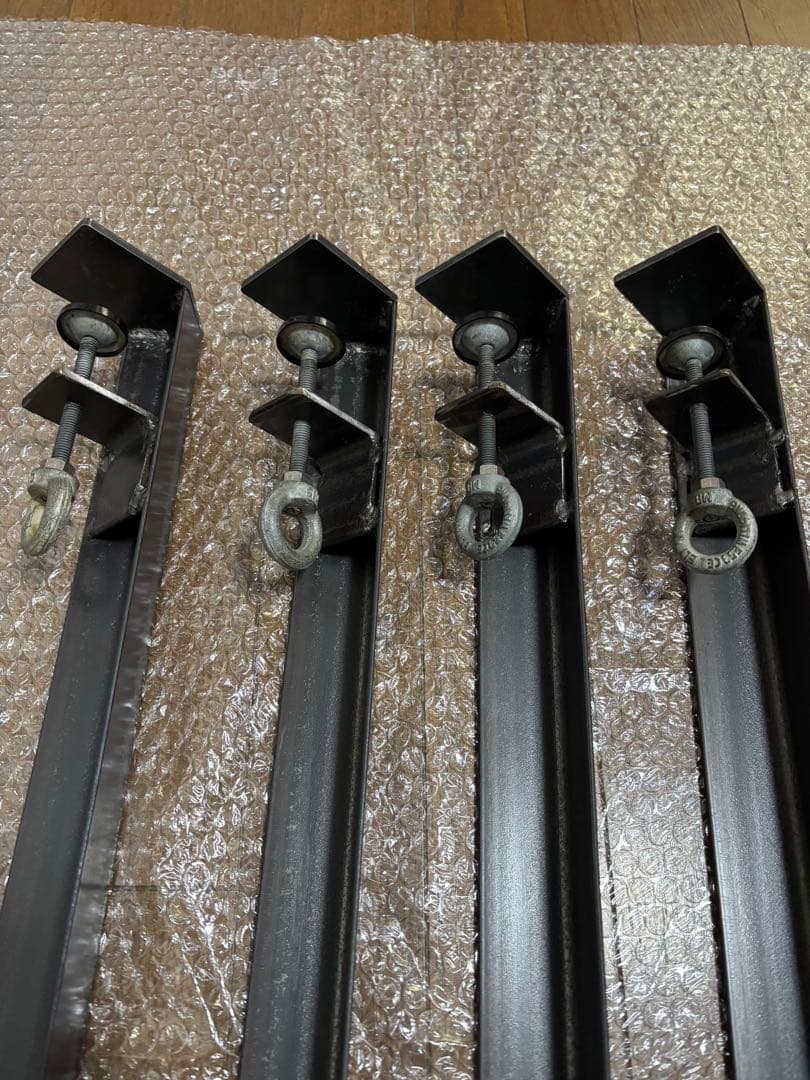 クランプ　鉄脚　アイアン　4本セット