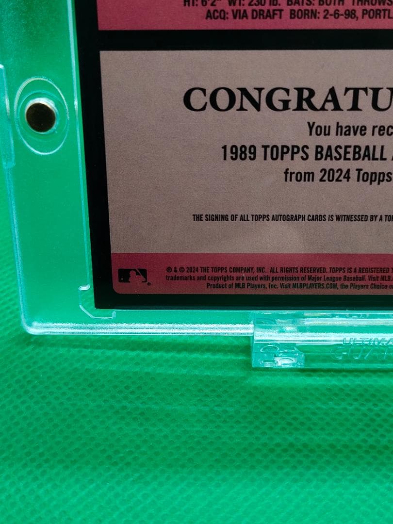 【美品】Adley Rutschman_オンカード直筆サイン_