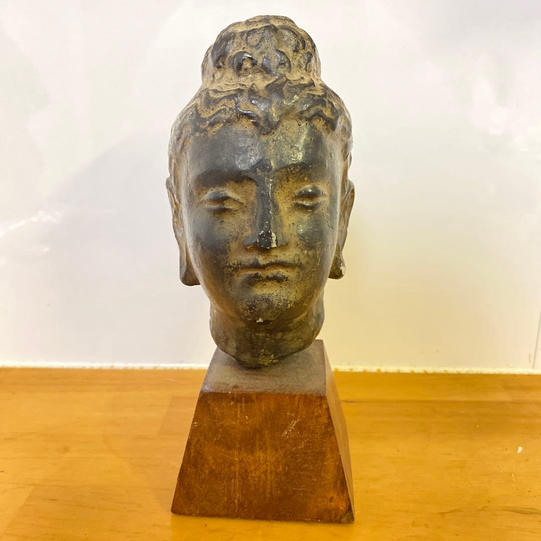 仏教美術 ガンダーラ 仏頭 樹脂製