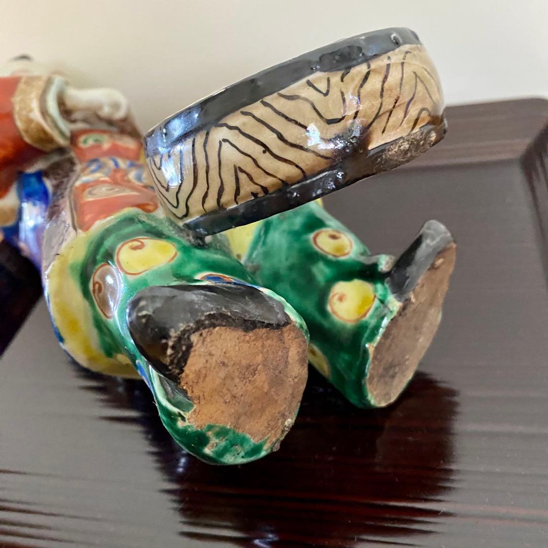 置物　唐子人形　伊万里　太鼓