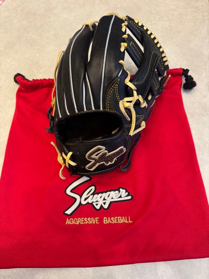 Sluggerスラッガー (D1)軟式グローブ　グラブ袋付