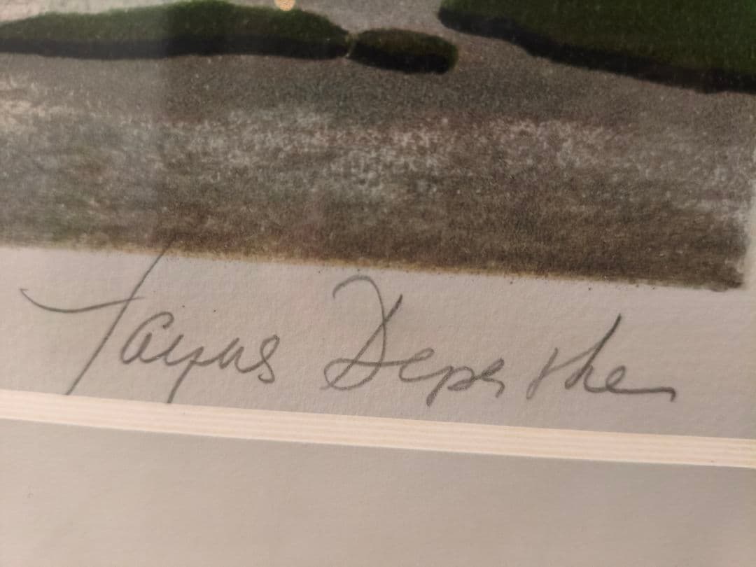 お値下げ！ジャックデペルト　リトグラフ 　直筆サイン、1/34エディション！