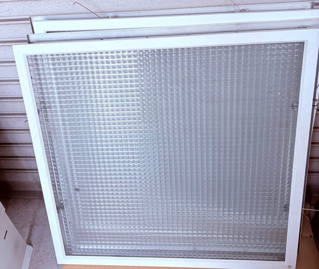 4枚セット 昭和 レトロ 型板 ガラス ガラス板 60センチ