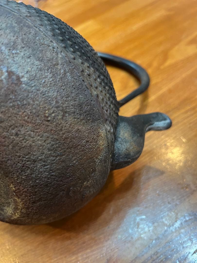 南部鉄器　釜定　鉄瓶