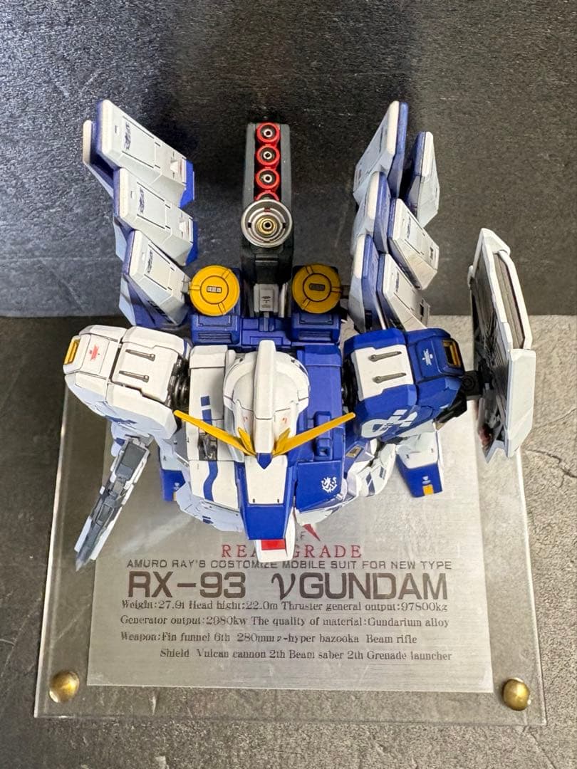 RG RX-93νガンダム 九龍版全塗装済完成品 クーロン九龍ガンダム