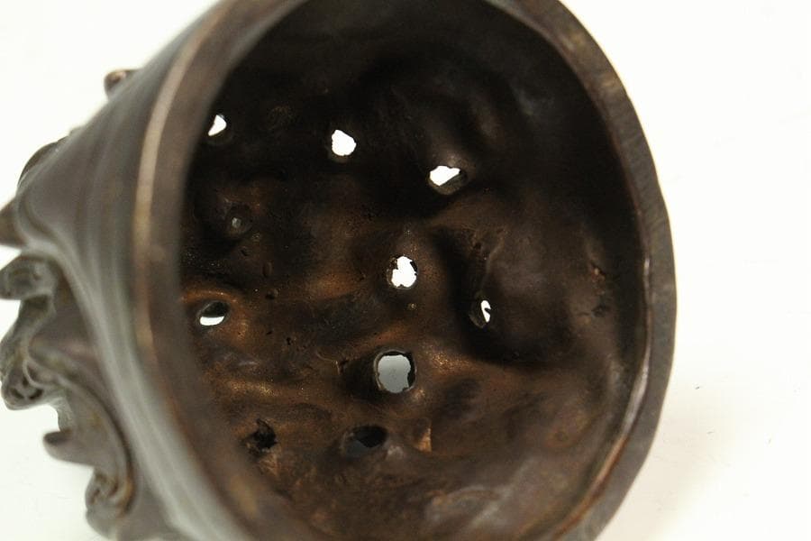 仏教美術 古銅 博山炉 香炉(K-LC973)