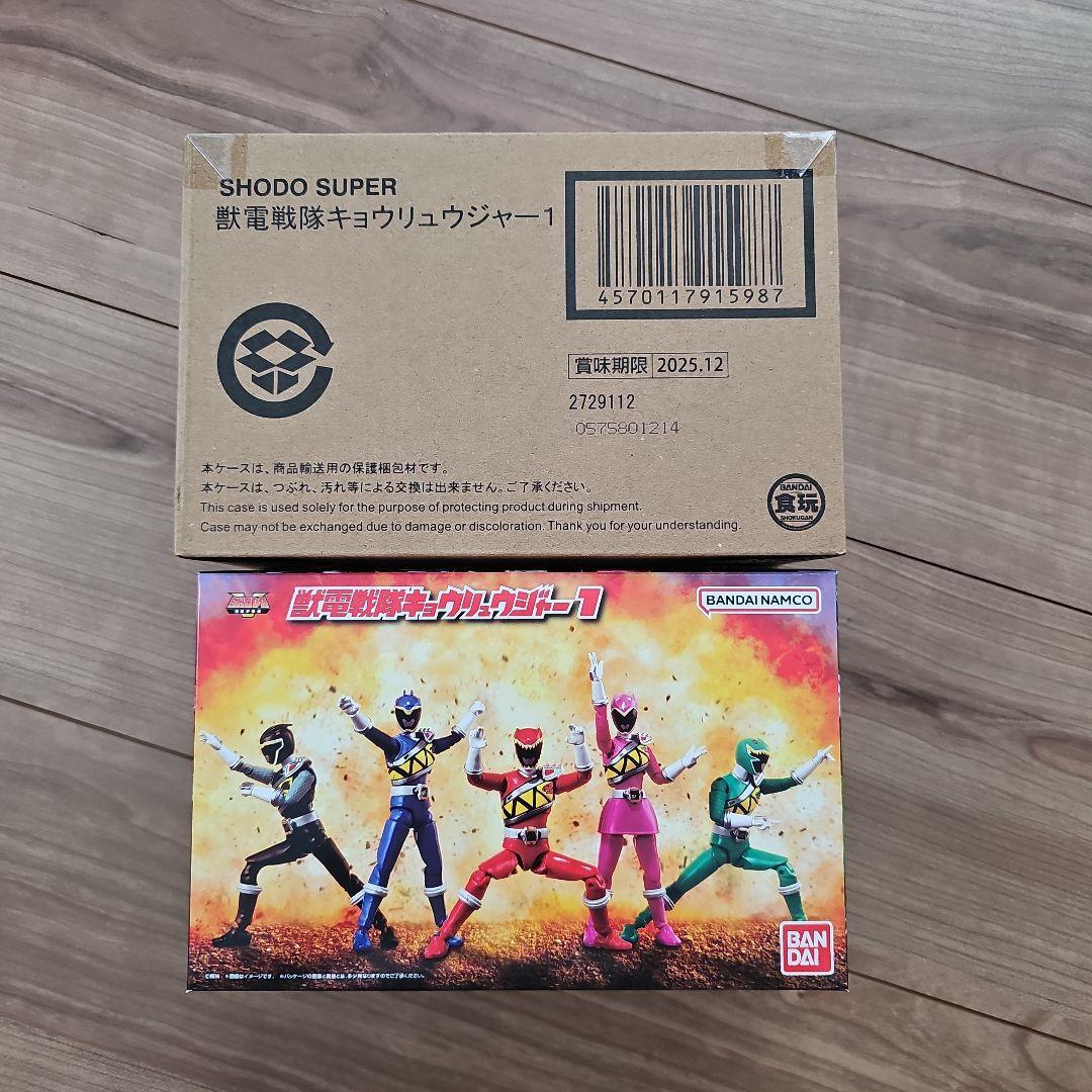 [未開封品]SHODO SUPER 獣電戦隊キョウリュウジャー