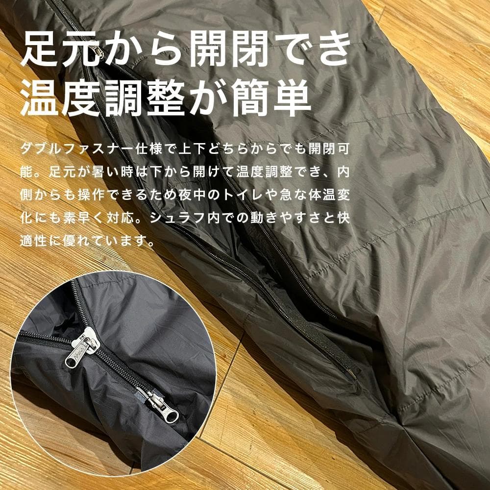 ナンガ　オーロラテックス　750DX　レギュラー　オールブラック