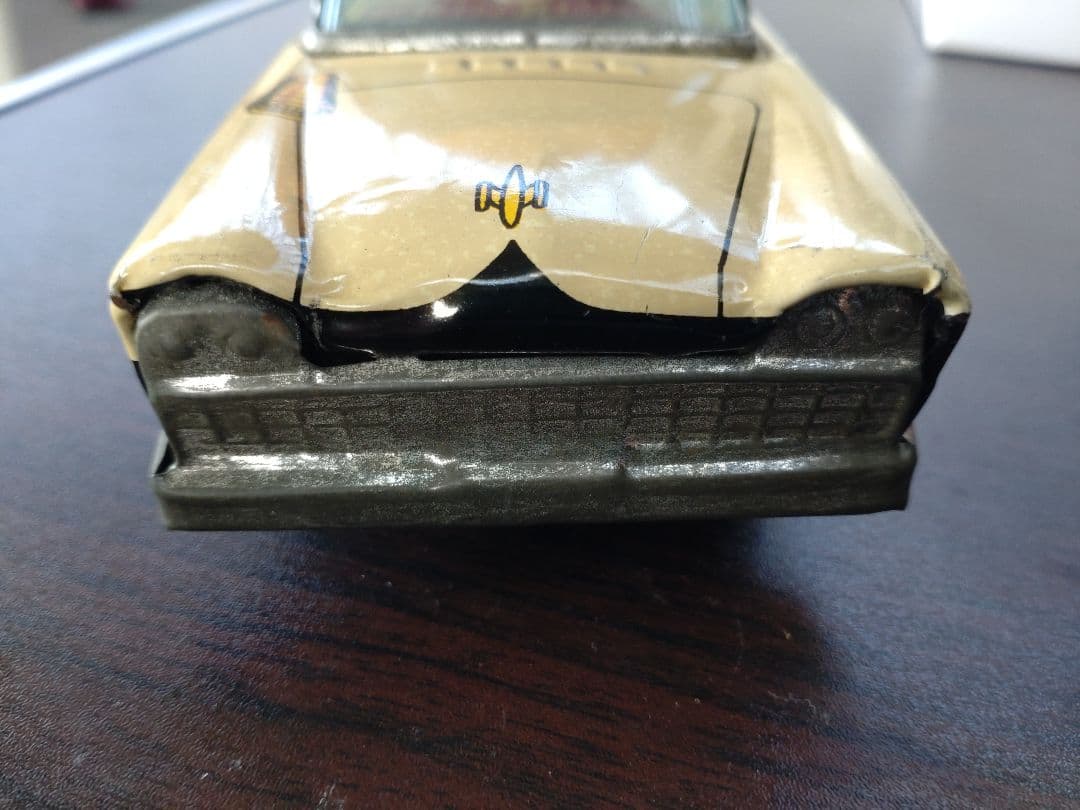 タ*ん様 当時物　ブリキ自動車　トッポ・ジージョ　無版権　昭和レトロ