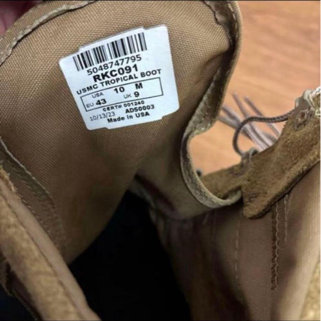 未使用品　米軍実物　ROCKY USMC TROPICAL BOOT 28cm⑳