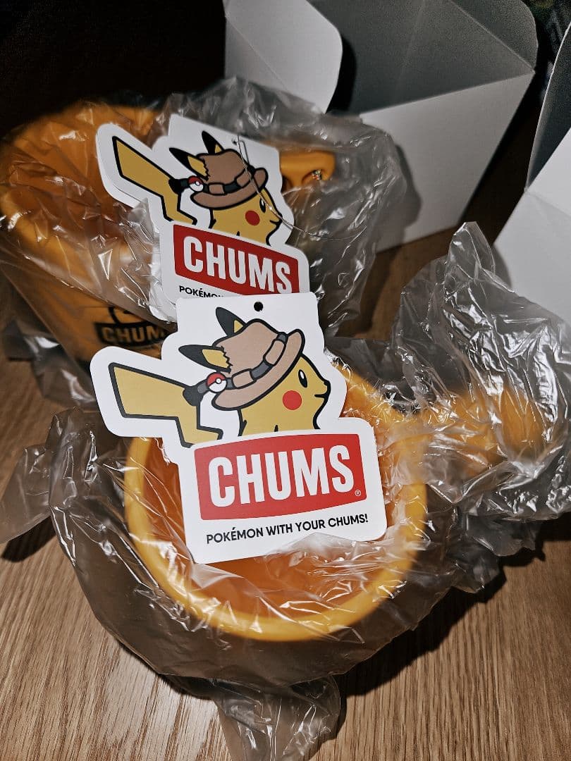 CHUMS　キャンパーマグカップ　コラボ　ポケモン　ピカチュウ　2個セット