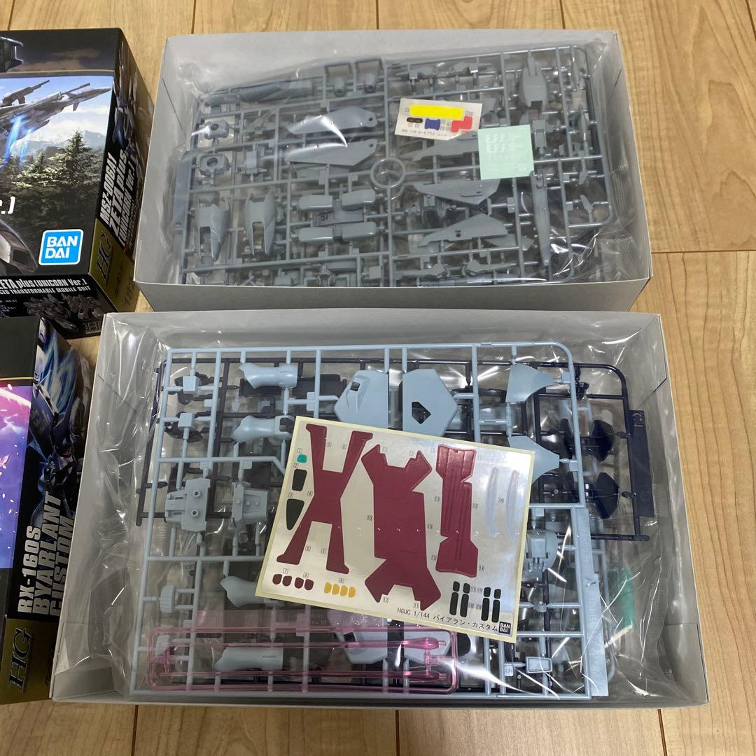ガンプラ　HG バイアラン・カスタム　ゼータプラス(ユニコーンver.)セット