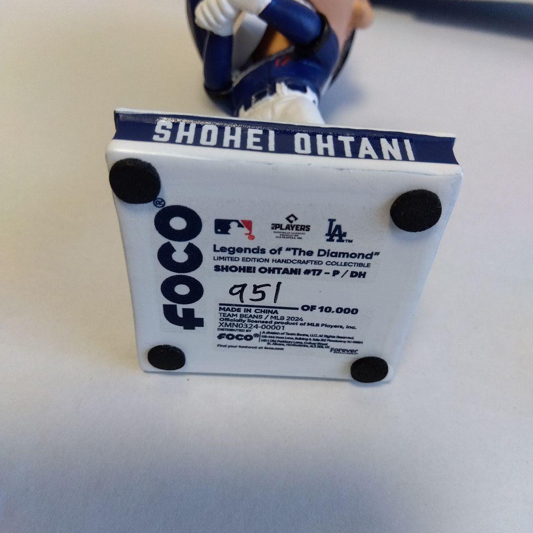 【限定】大谷翔平　ボブルヘッド(9.5インチ/青ユニ)　MLB/シリアル