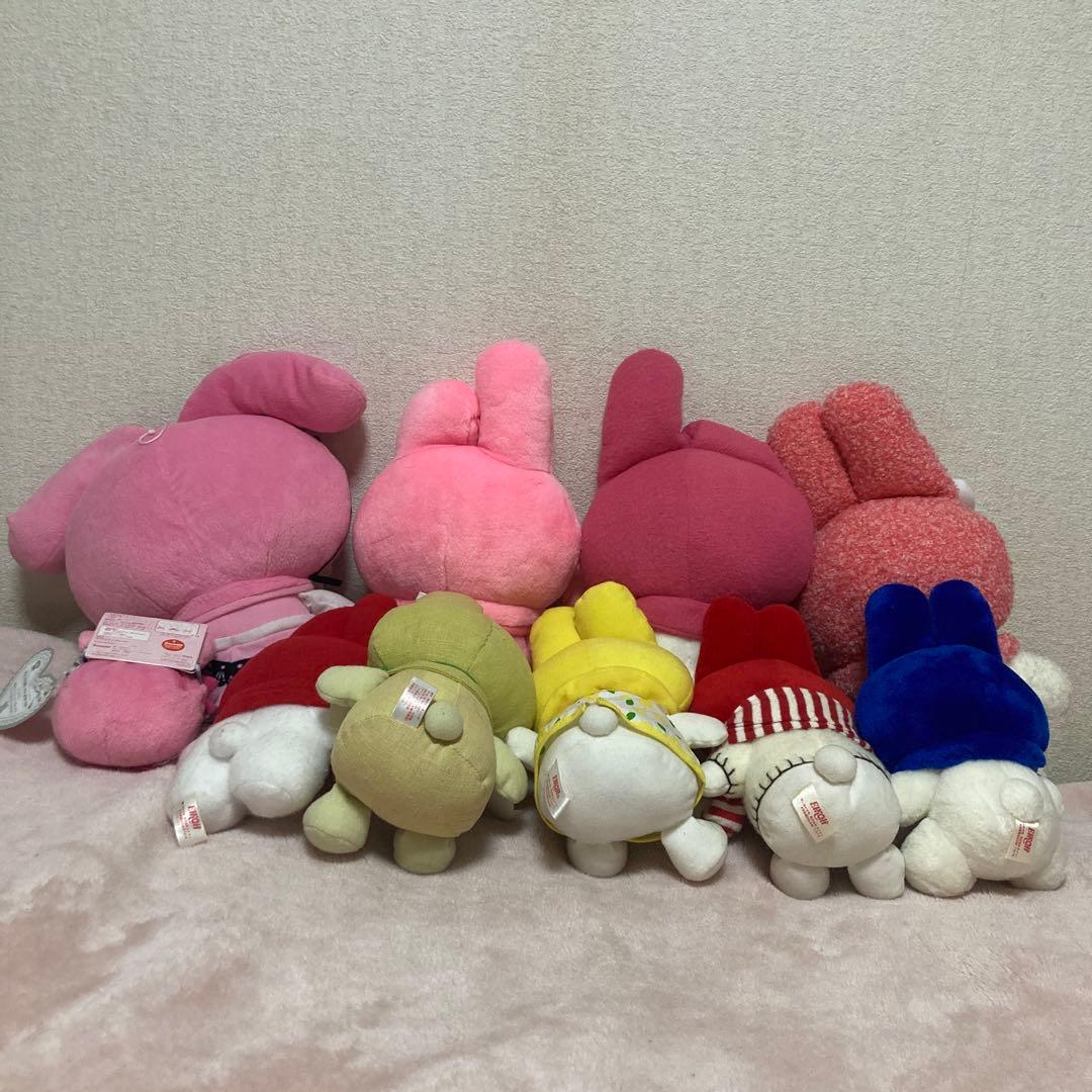 サンリオ　平成レトロ　マイメロディ アミューズメント　ぬいぐるみ　10こ　中古品