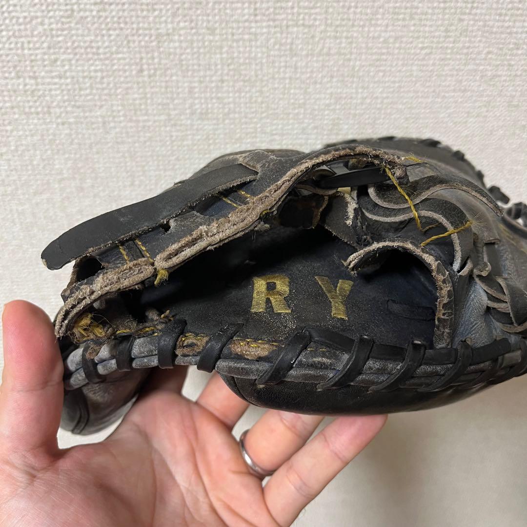 東京ヤクルトスワローズ 川本良平 実使用 支給 キャッチャーミット ハタケヤマ