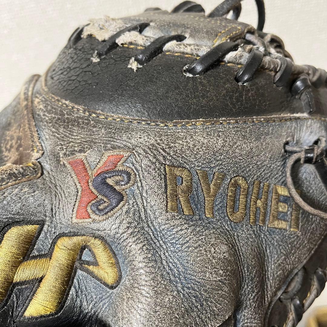 東京ヤクルトスワローズ 川本良平 実使用 支給 キャッチャーミット ハタケヤマ