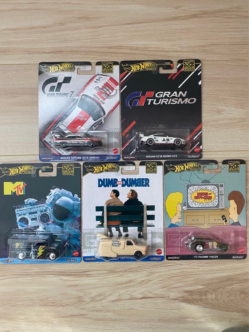 hotwheels ポップカルチャー　日本未発売‼️5台
