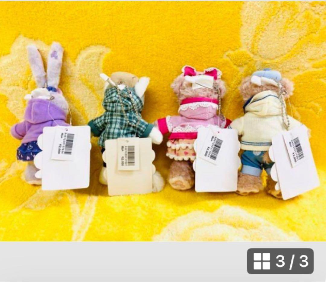 ♡TDCハートウォーミングディズ♡ぬいぐるみバッヂ♡2018年♡タグ値札付き♡