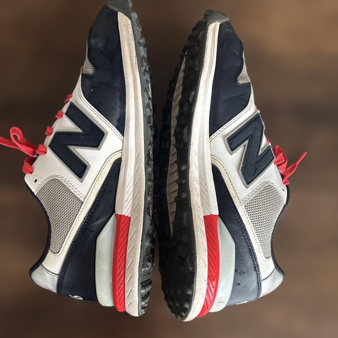 New Balance 996ゴルフシューズ ネイビー/ホワイト/レッド