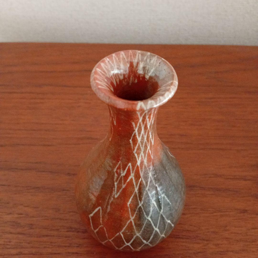 赤楽　徳利　松斎（楽吉左衛門、黒楽、楽焼、吉向）