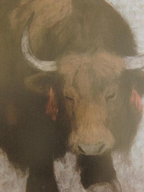 國府克、【さずかりしもの】、希少な額装用画集より、新品額装付