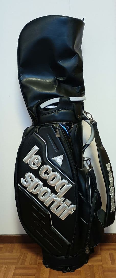 le coq sportif ゴルフバッグ ブラック　クラブプロテクター付