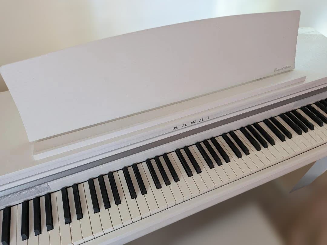 【木製鍵盤】KAWAI 電子ピアノ CA48 ホワイトメープル調（2019年製）