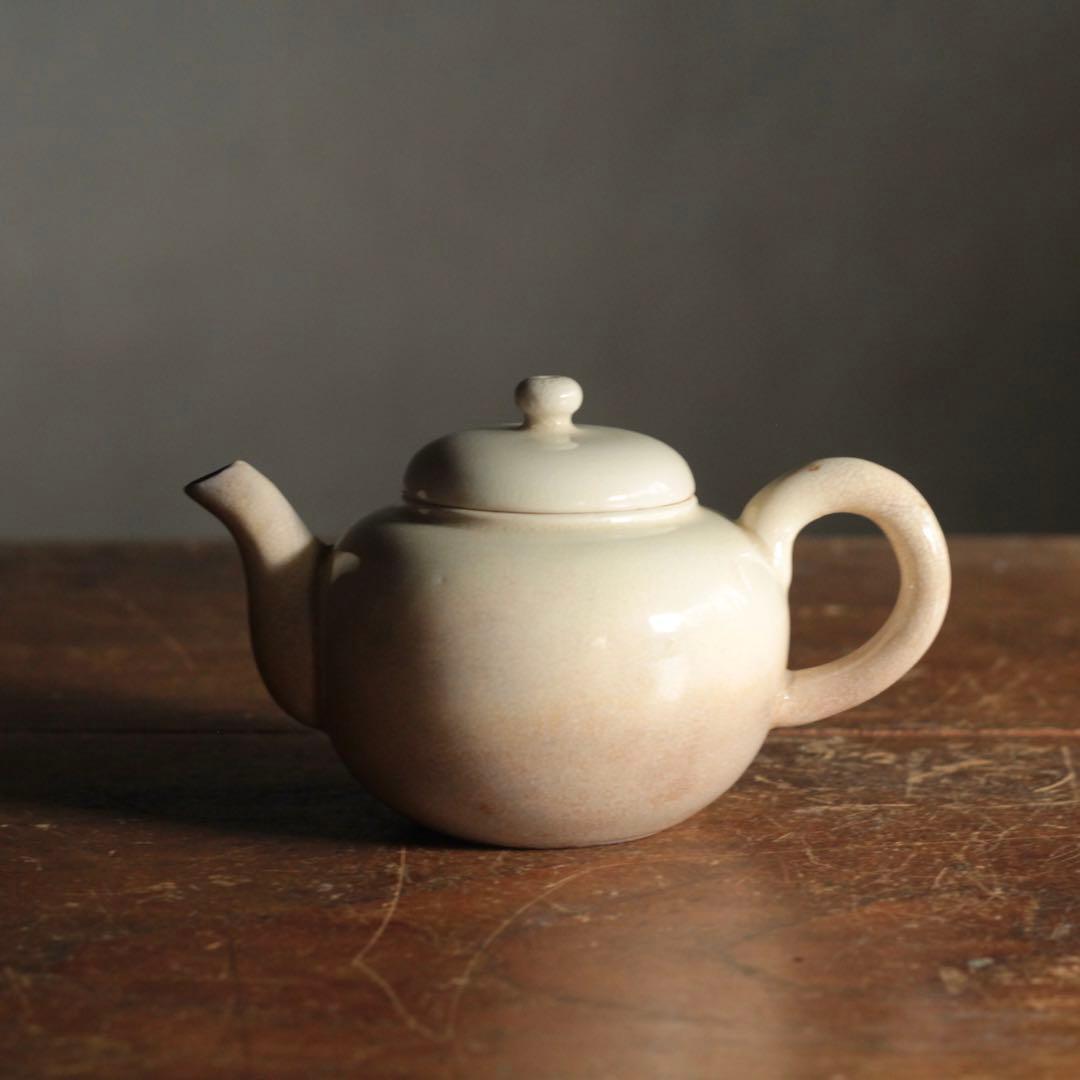 白薩摩 急須 後手 煎茶道具 古道具 アンティーク 古美術 酒注ぎ