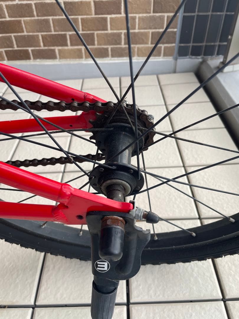 YOTSUBA CYCLE 20インチ キッズバイク 赤青 神戸市でお渡し