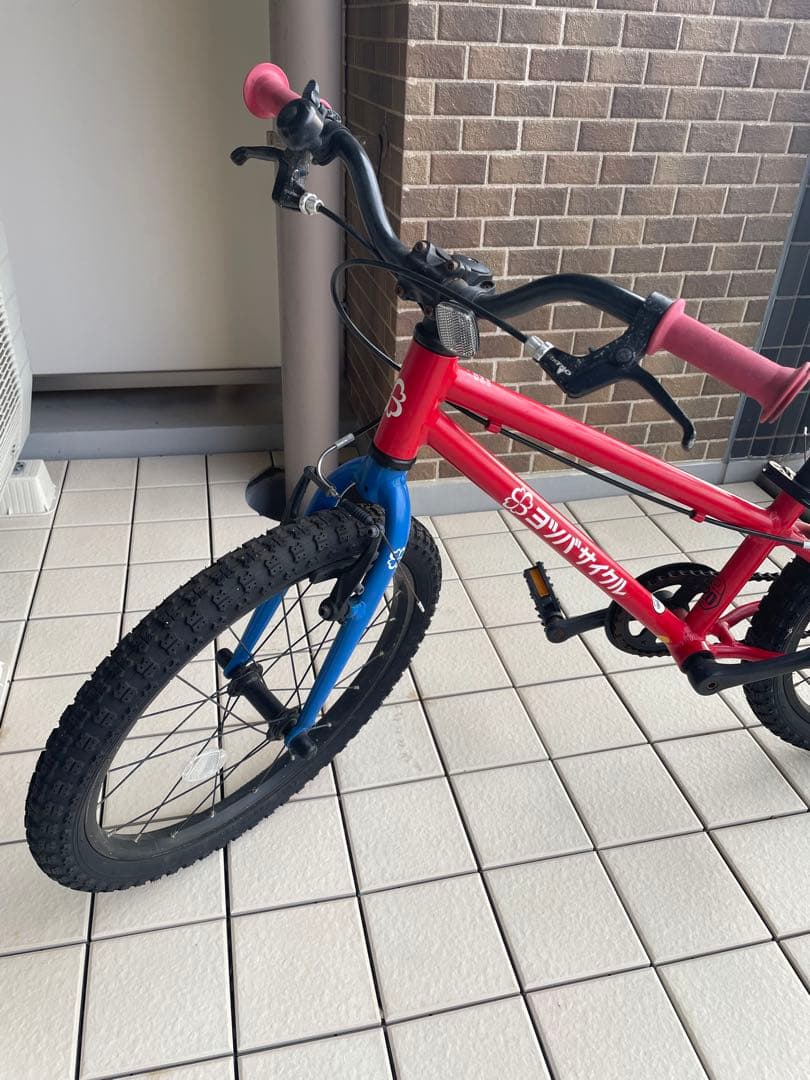 YOTSUBA CYCLE 20インチ キッズバイク 赤青 神戸市でお渡し