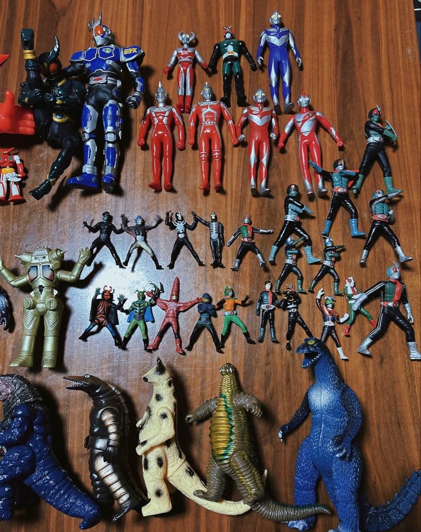 特撮ソフビまとめ売り/ウルトラマン・仮面ライダー等