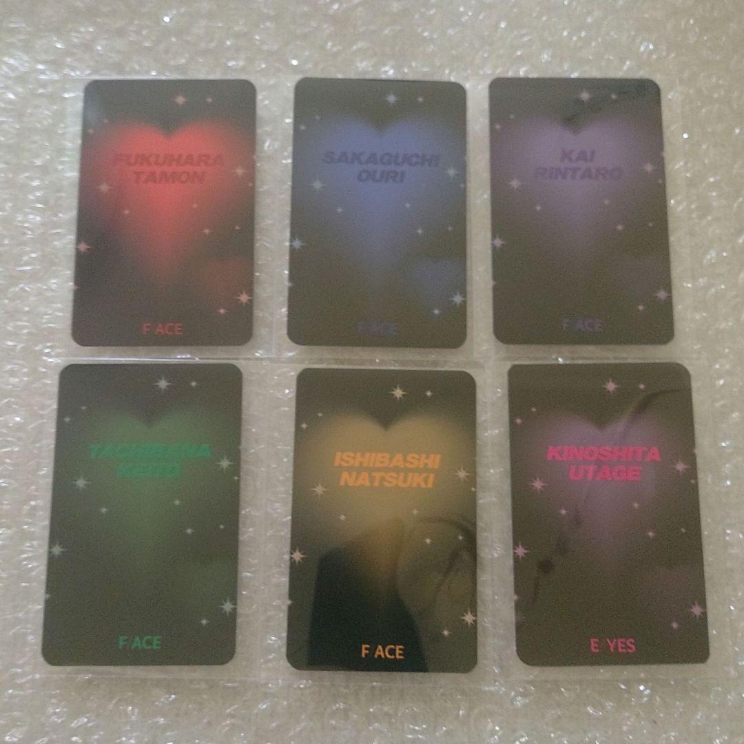 多聞くん今どっち　韓国　特典　フォトカード　6枚セット　福原多聞