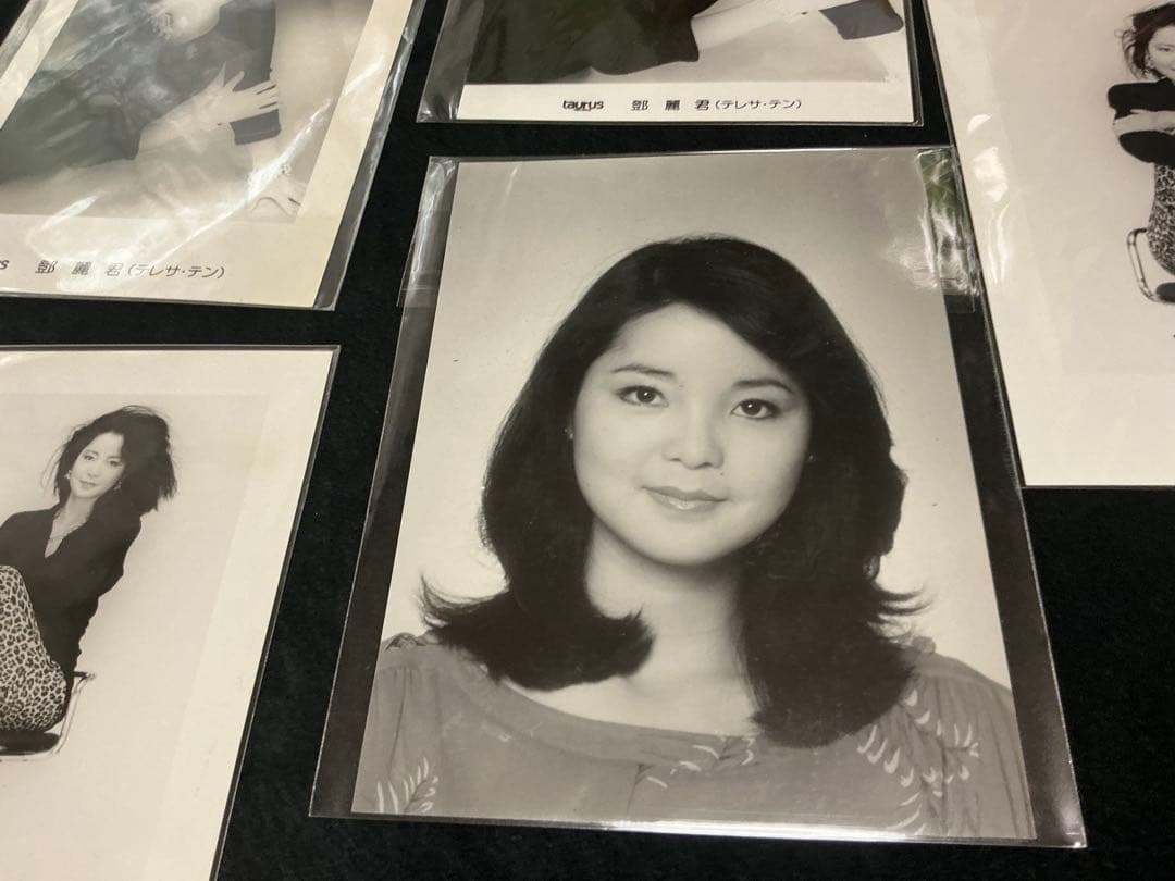 鄧麗君 テレサテン　カピネサイズ　生写真 taurus 貴重当時物　5枚