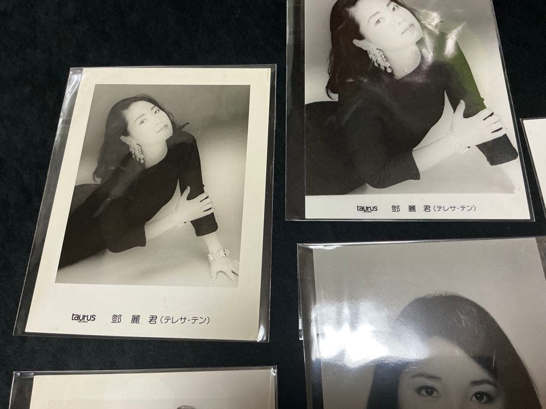 鄧麗君 テレサテン　カピネサイズ　生写真 taurus 貴重当時物　5枚
