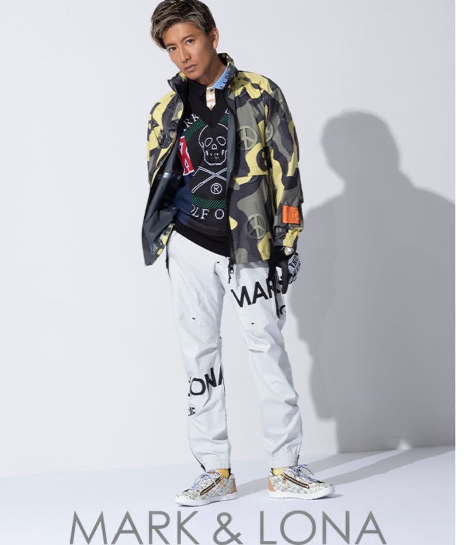 マーク＆ロナ(MARK&LONA)スカル迷彩柄ナイロンジャケット