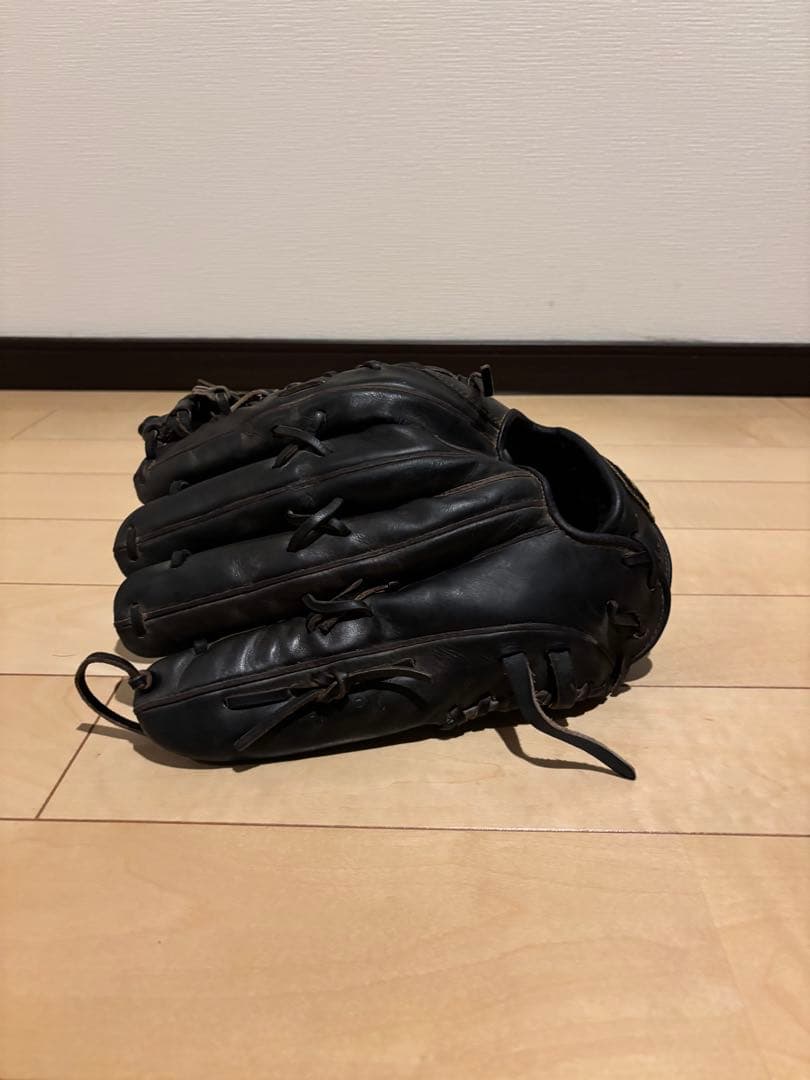 [2/5まで特別値下げ中] ZETT プロステイタス　黒 硬式グローブ外野手用