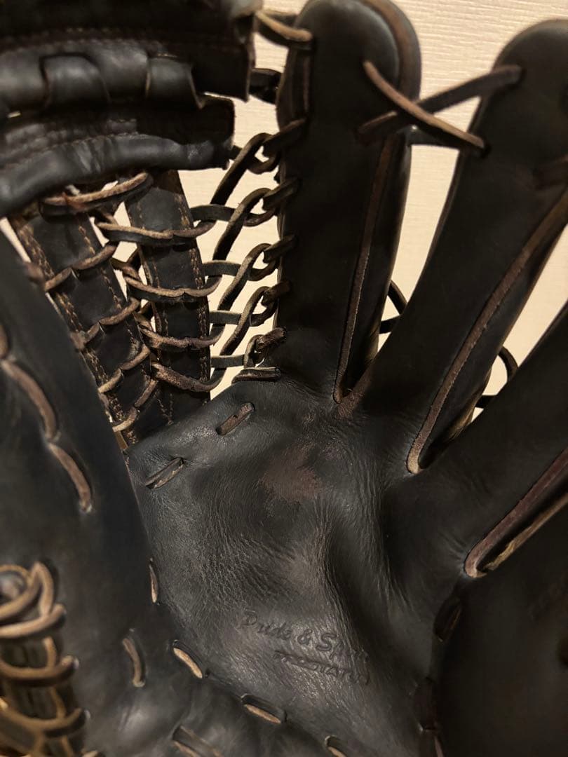 [2/5まで特別値下げ中] ZETT プロステイタス　黒 硬式グローブ外野手用