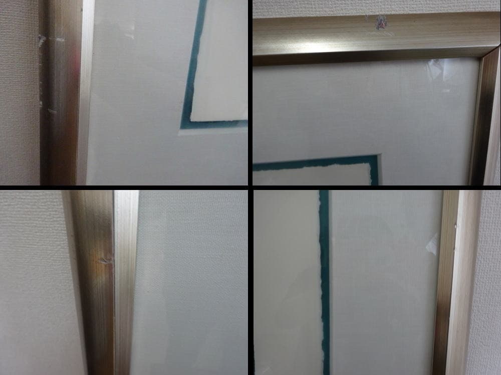 フレーム付絵画　リトグラフ　86×101センチ　インテリア　ディスプレイ　①