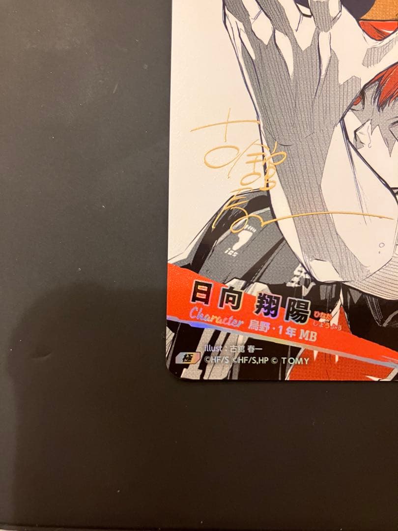 ハイキュー!! 日向翔陽 トレーディングカード バボカ　サイン入り