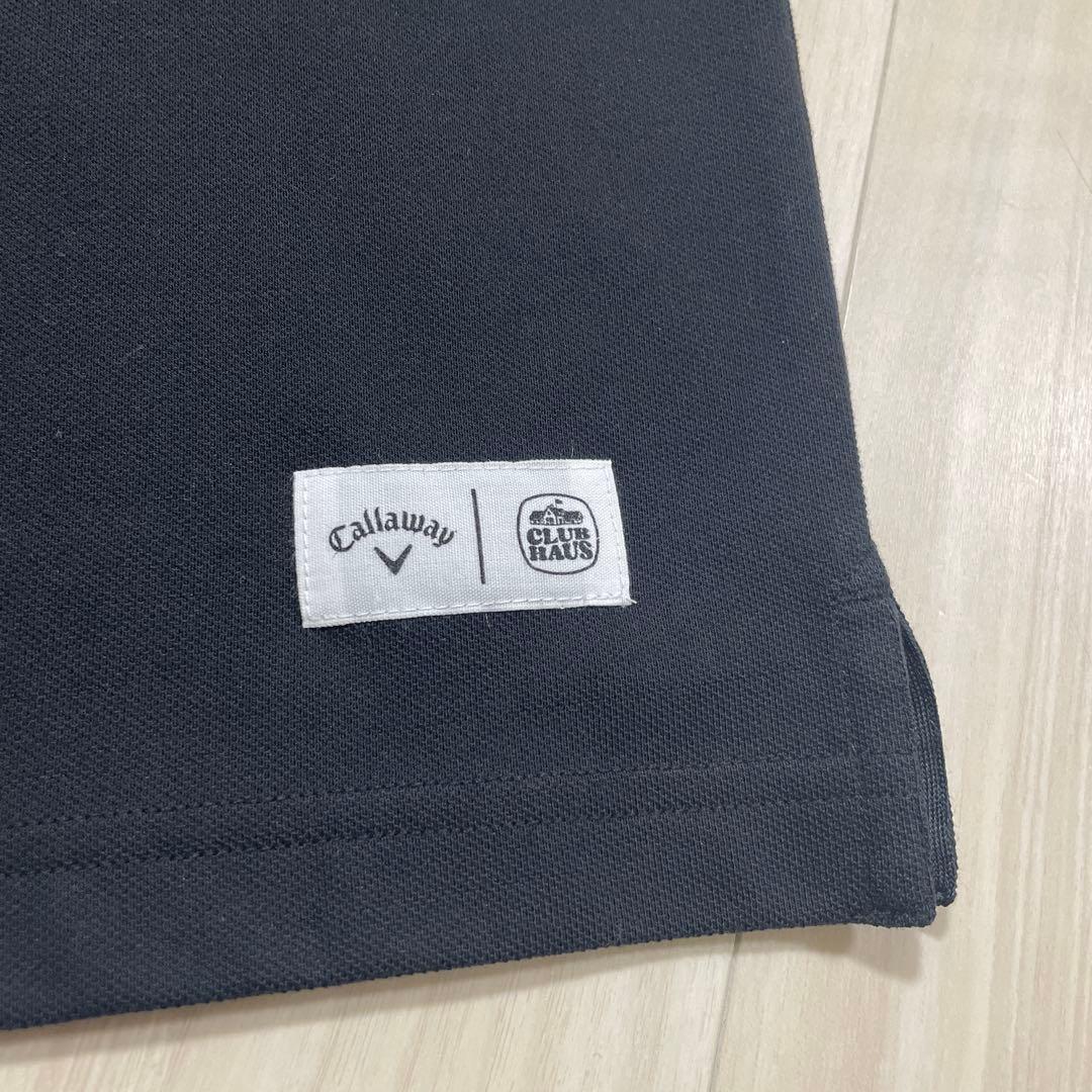 【限定】Callaway CLUBHAUS S/S Polo black コラボ