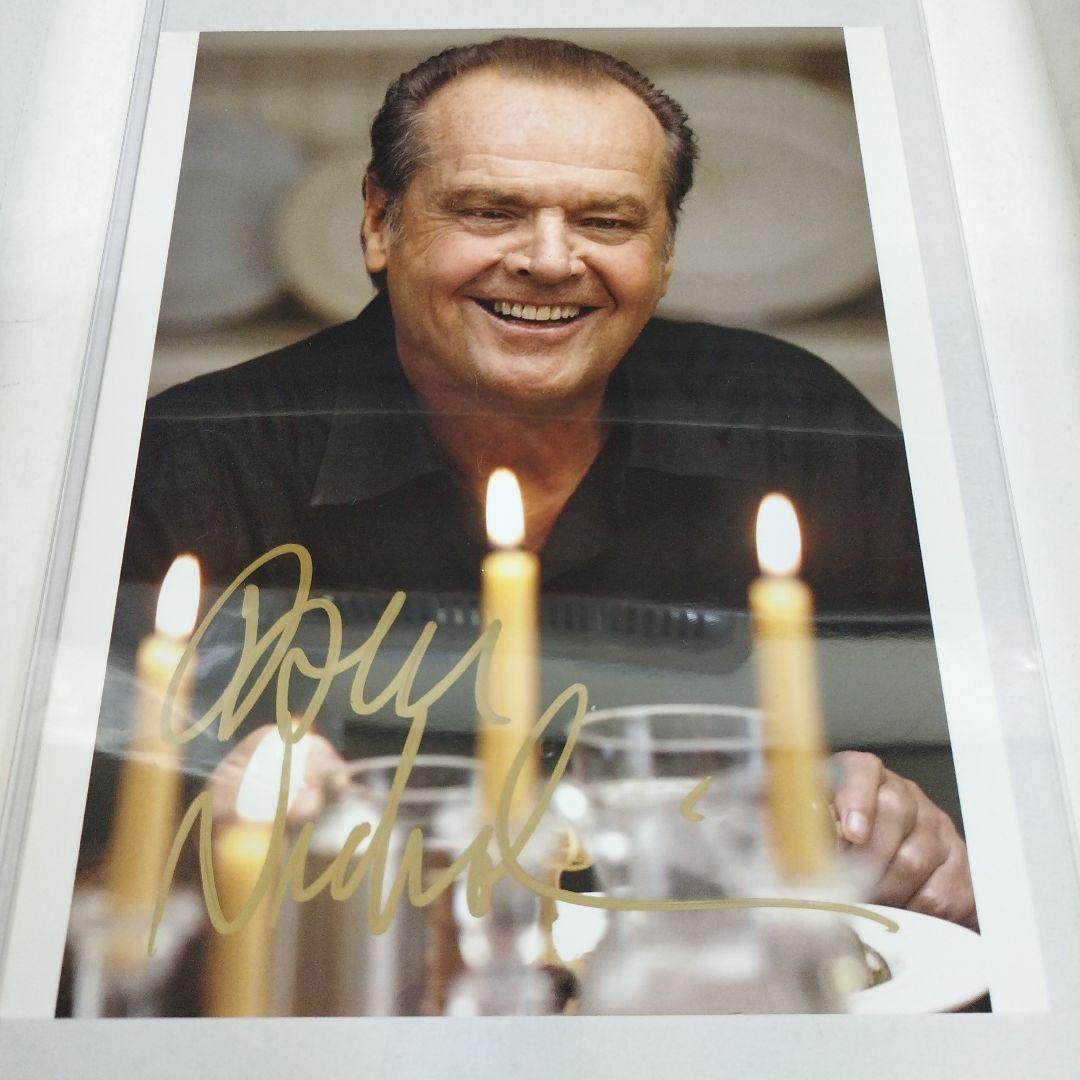 ハリウッド　ジャック・ニコルソン　直筆サイン入り8Ｘ10フォト 証明書付き