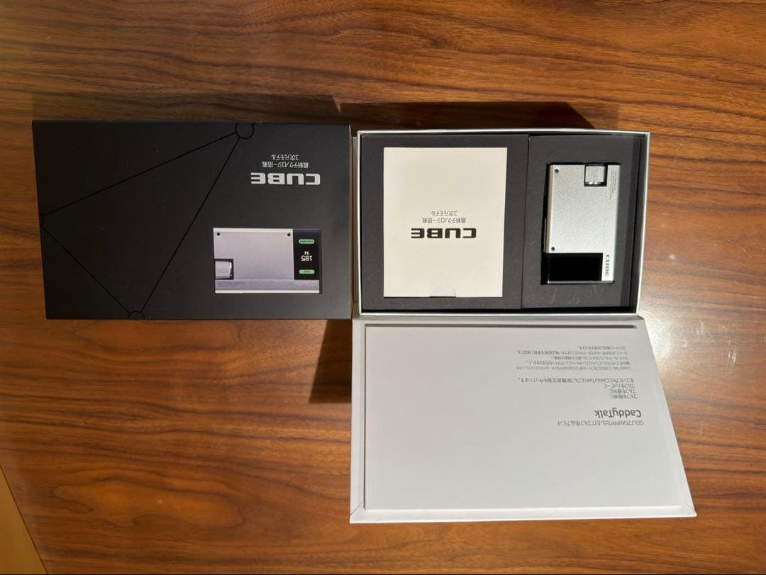 キャディトーク　キューブ　CaddyTalk CUBE ゴルフ用距離計 シルバー