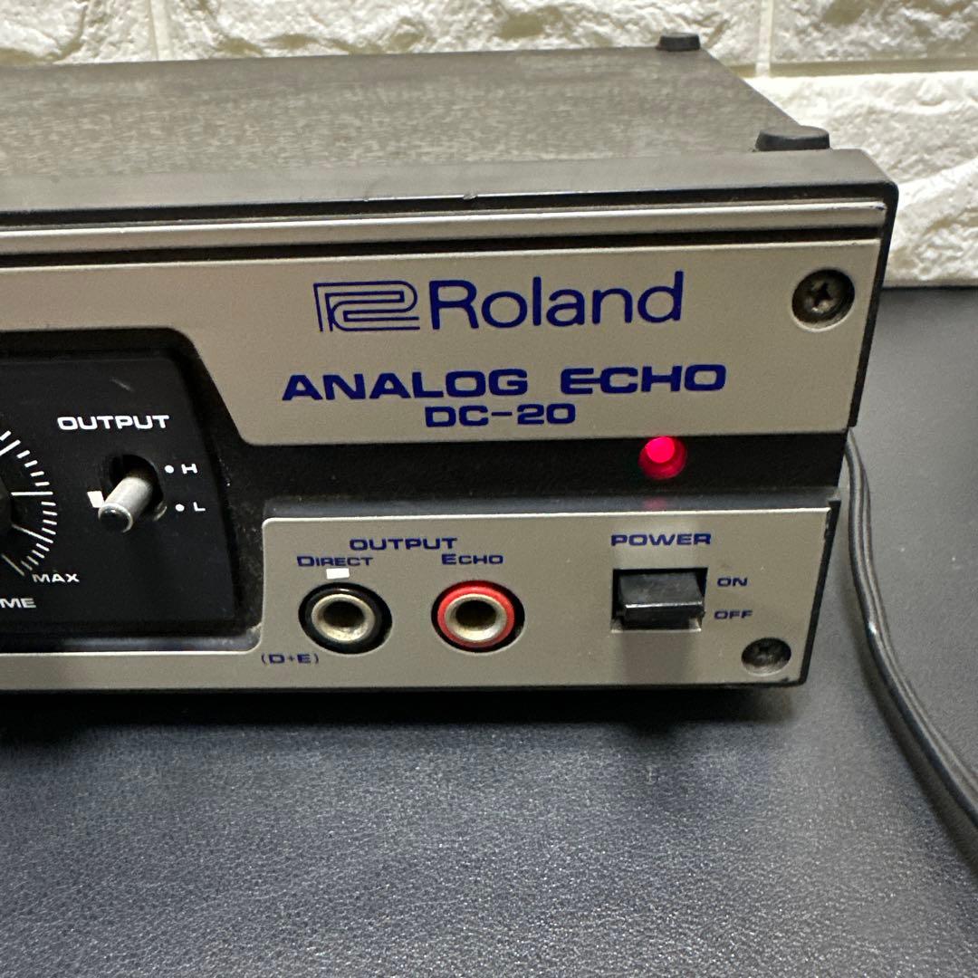 希少　Roland アナログエコー DC-20 通電確認済　現状品