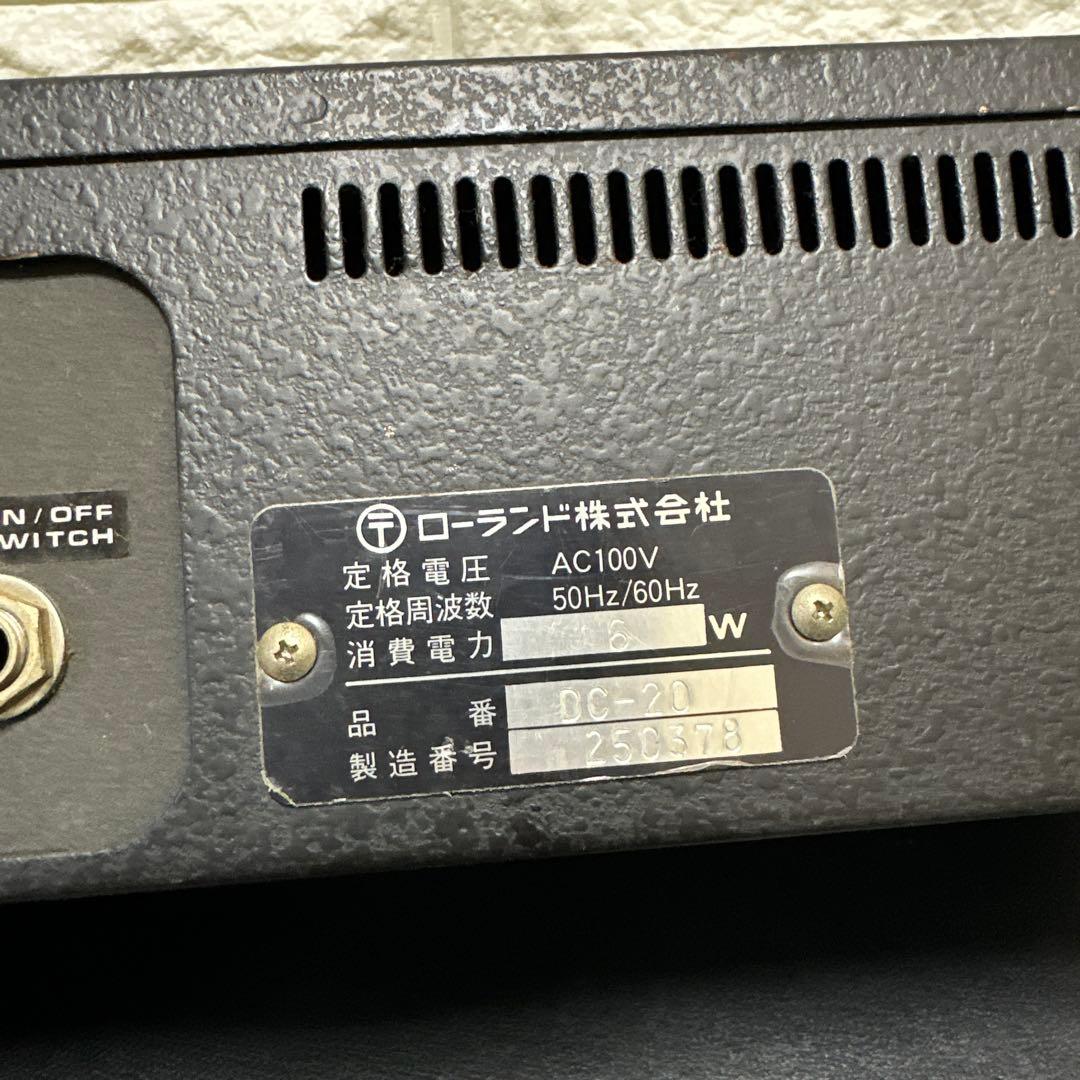 希少　Roland アナログエコー DC-20 通電確認済　現状品