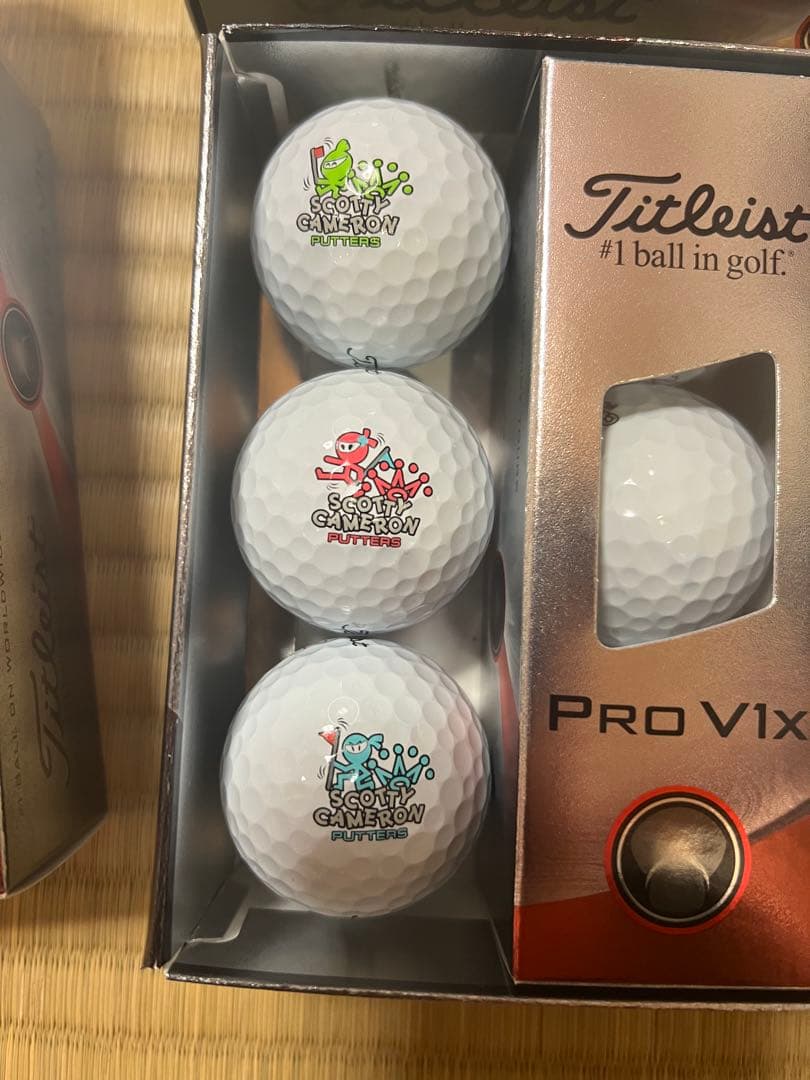 Titleist Pro V1x Scotty Cameron 12個入り