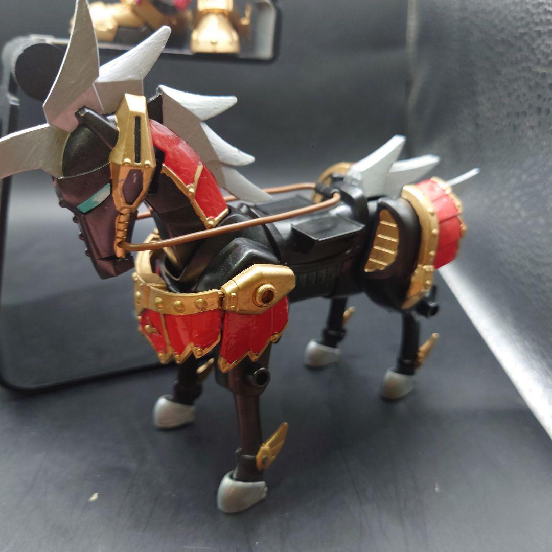 完成品　バンダイ SD三国伝 022 真 紅蓮装 曹操ガンダム・絶影