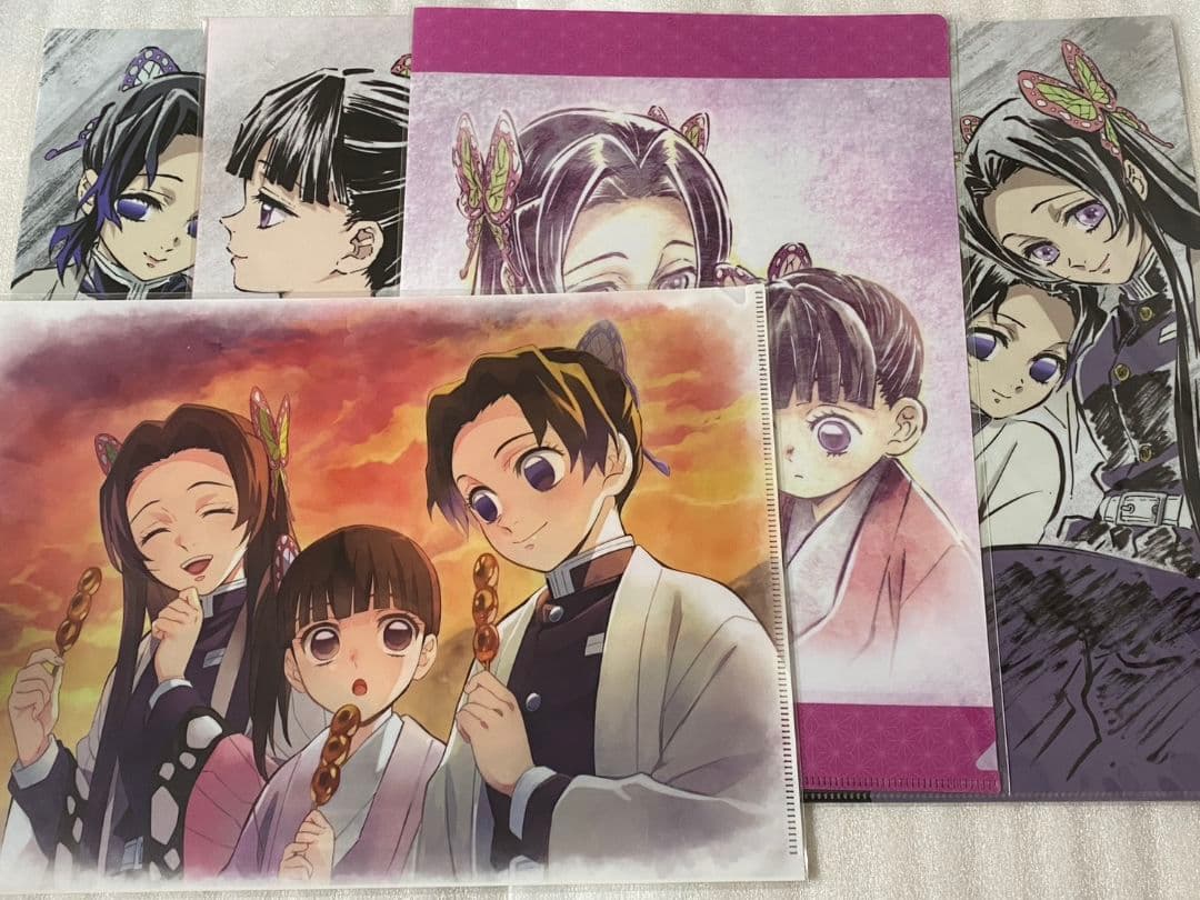 鬼滅の刃　胡蝶三姉妹の夕べ　胡蝶しのぶ カナエ 栗花落カナヲ ファイル5点セット
