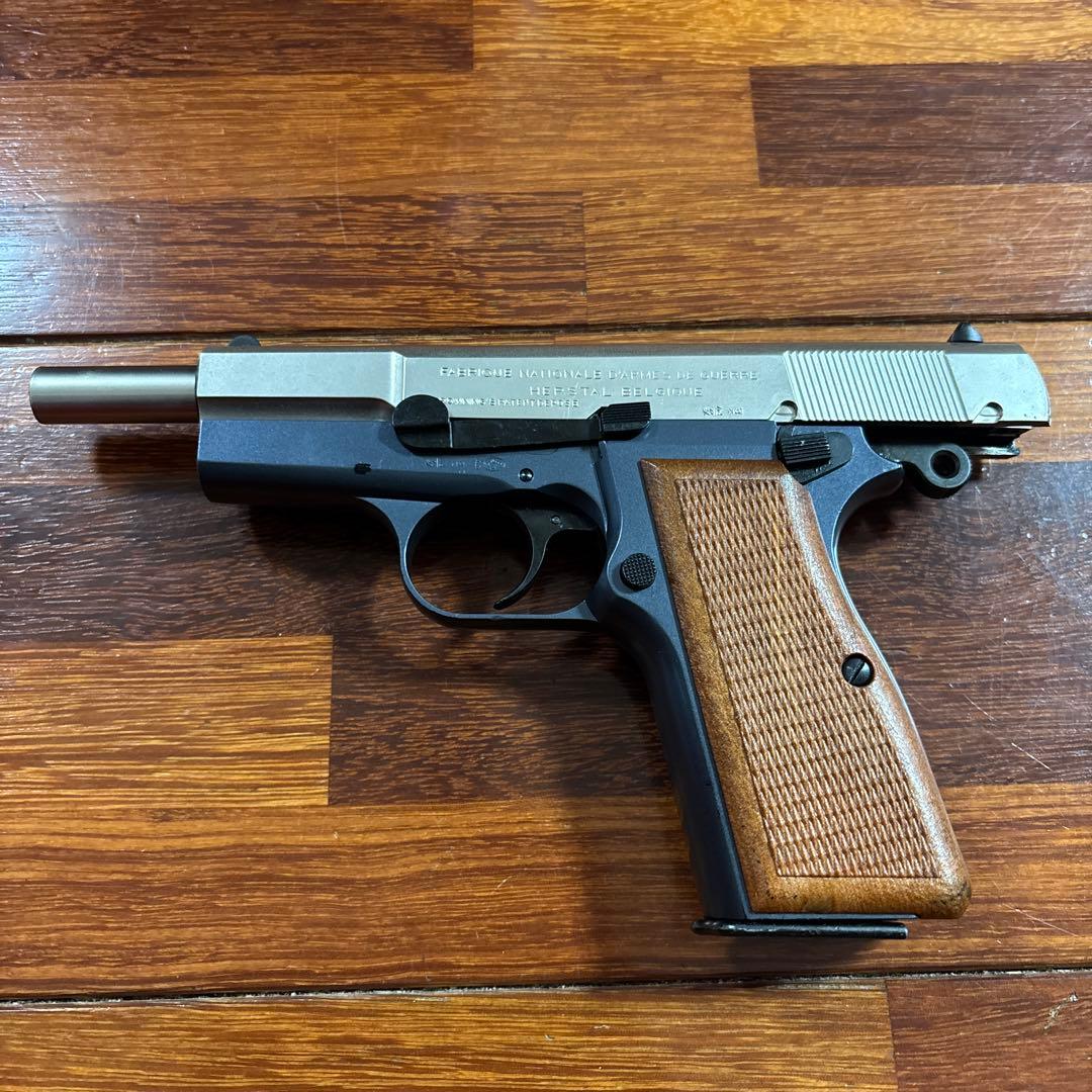 タナカワークス　ブローニングハイパワー　m1935　ハーフシルバー　ガスガン