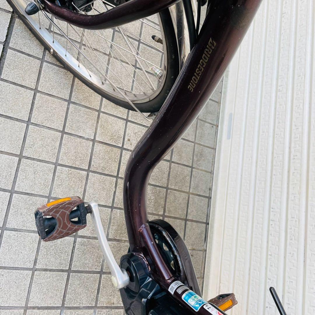 【732】電動自転車 ブリヂストン FRONTIA ブラウン 26インチ
