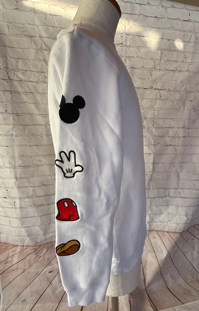 PEARLY GATES ミッキーマウスコラボ トレーナー サイズ4 裏起毛